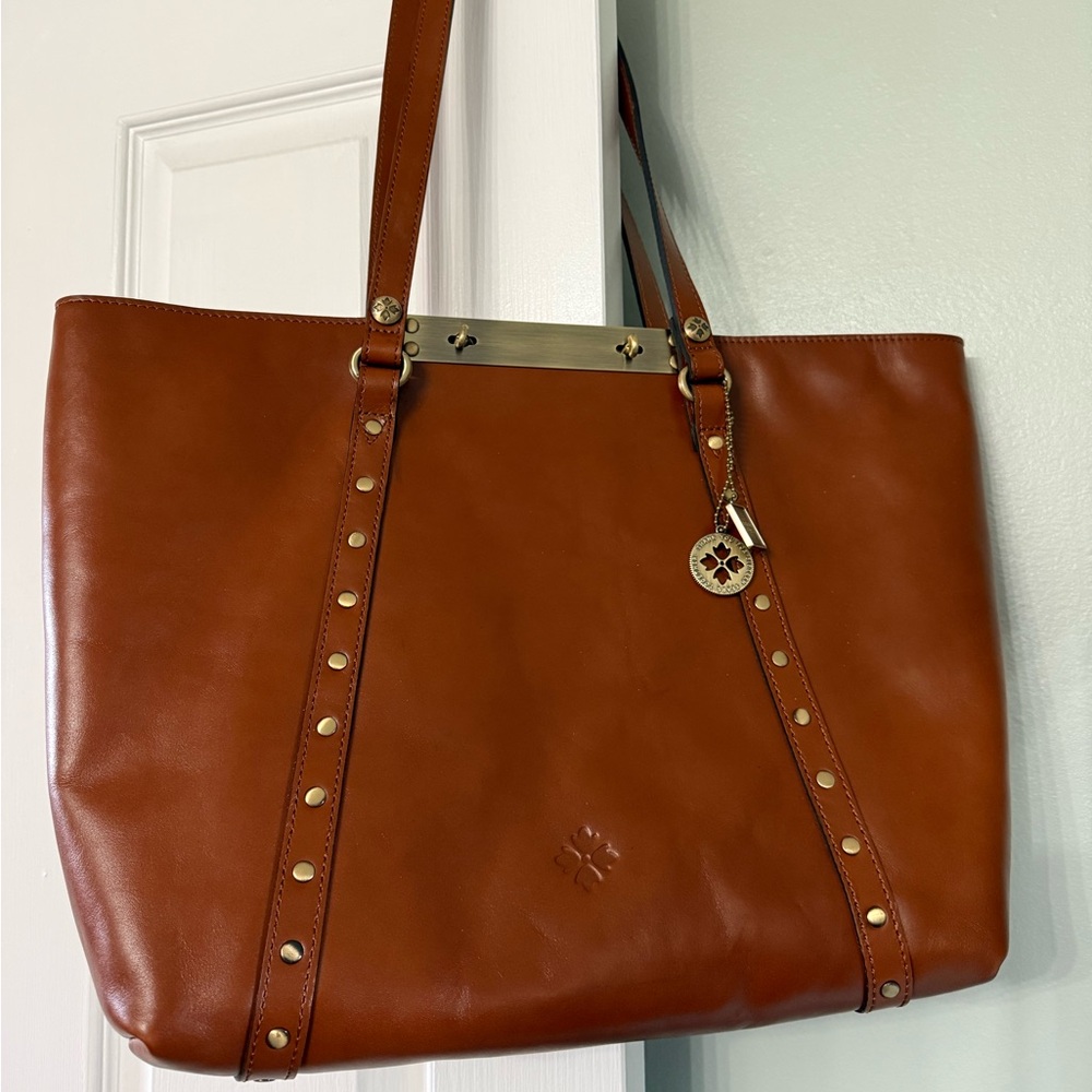 Brown Leather Tote Bag